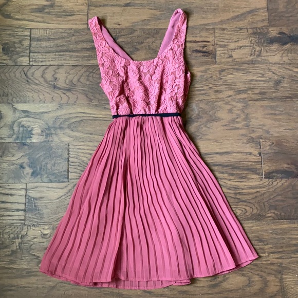 Dresses & Skirts - Pleated and Lace Dress